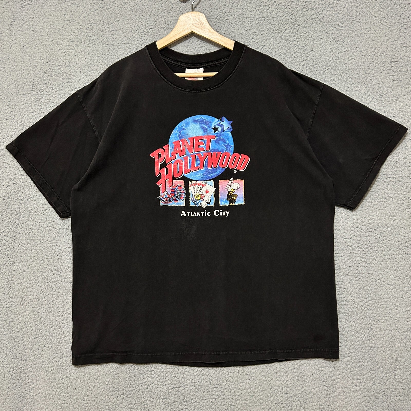 90s PLANET HOLLYWOOD NASCAR ナスカー Tシャツ