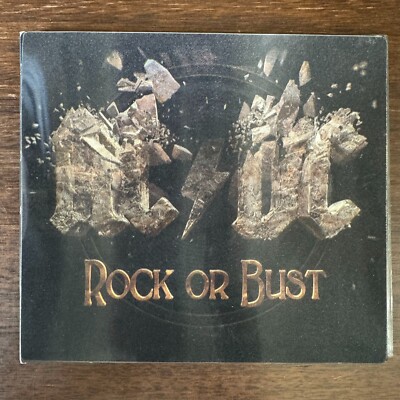 AC/DC - ROCK OR BUST (CD)  2014!!!  RARE 3D LENTICULAR COVER!!!  88875034852
