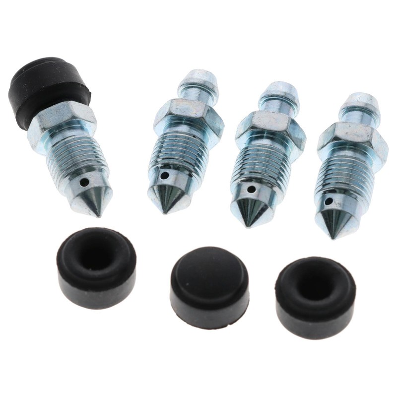 4x Bremssattel EntlÃ¼Fterschraube M10 FÃ¼R Mercedes Bmw Audi Vw Opel Tesla +Kappen