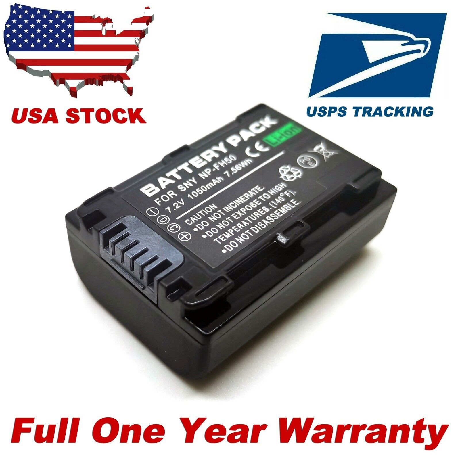 Battery For Sony NP-FH30 NP-FH40 NP-FH50 AC-VQP10 BC-TRP BC-TRV BC-VH1 USA STOCK Battery For Sony NP-FH30 NP-FH40 NP-FH50 AC-VQP10 BC-TRP BC-TRV BC-VH1 USA STOCK