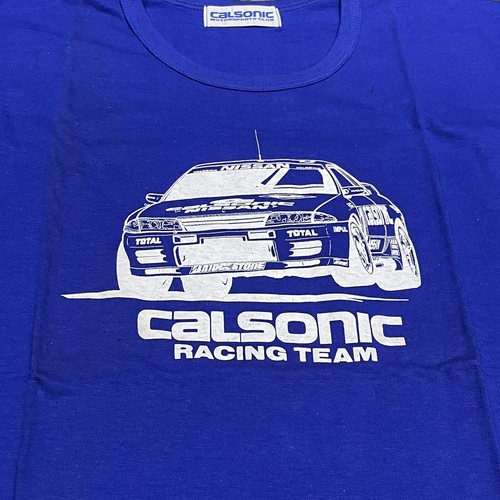 CALSONIC RACING TEAM Tシャツ Lサイズ R34GTR 2025年最新】カルソニック tシャツの人気アイテム - メルカリ