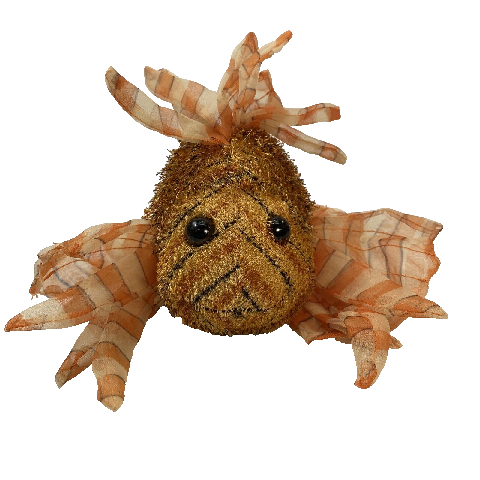 Ganz Webkinz Lionfish Orange Fish Plush Stuffed Animal No Co