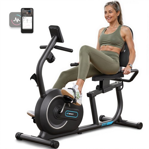 MERACH S08 Recumbent Exercise Bike Workout Machine Full Body