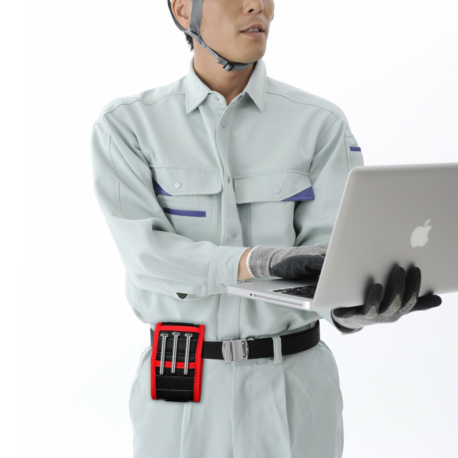 Magnetic Wristband Armband with Strong Magnets for Holding Screws, Nails, Bolts