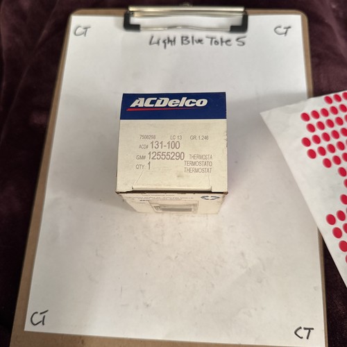 F.29　100 Thermostat, NOS Delco 131-100. 92-96 Cadillac, Camaro