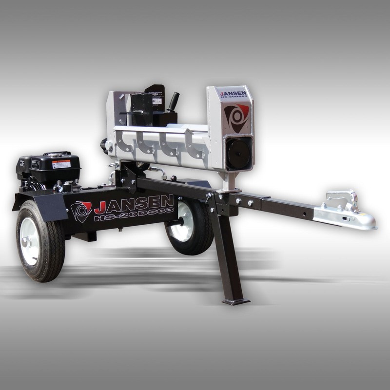 Holzspalter Jansen Hs-20ds63, 20 T, Benzinmotor, Benzin, Spaltet In 2 Richtungen