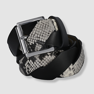 Michael kors cheap woven leather belt