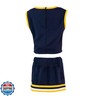 Little King NCAA Toddler/Youth Girls Team 2 Piece Cheer Dress-Michigan Wolverines-2T