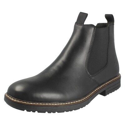 Mens Rieker Smart Zip Up Chelsea Boots 33180