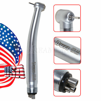 Dental High Speed (LED E-generator ) Handpiece 4Hole Burr Turbine NSK Style