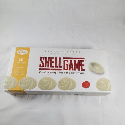 ThinkFun Brain Fitness ''SHELL GAME'' Classic Memory Game -Complete