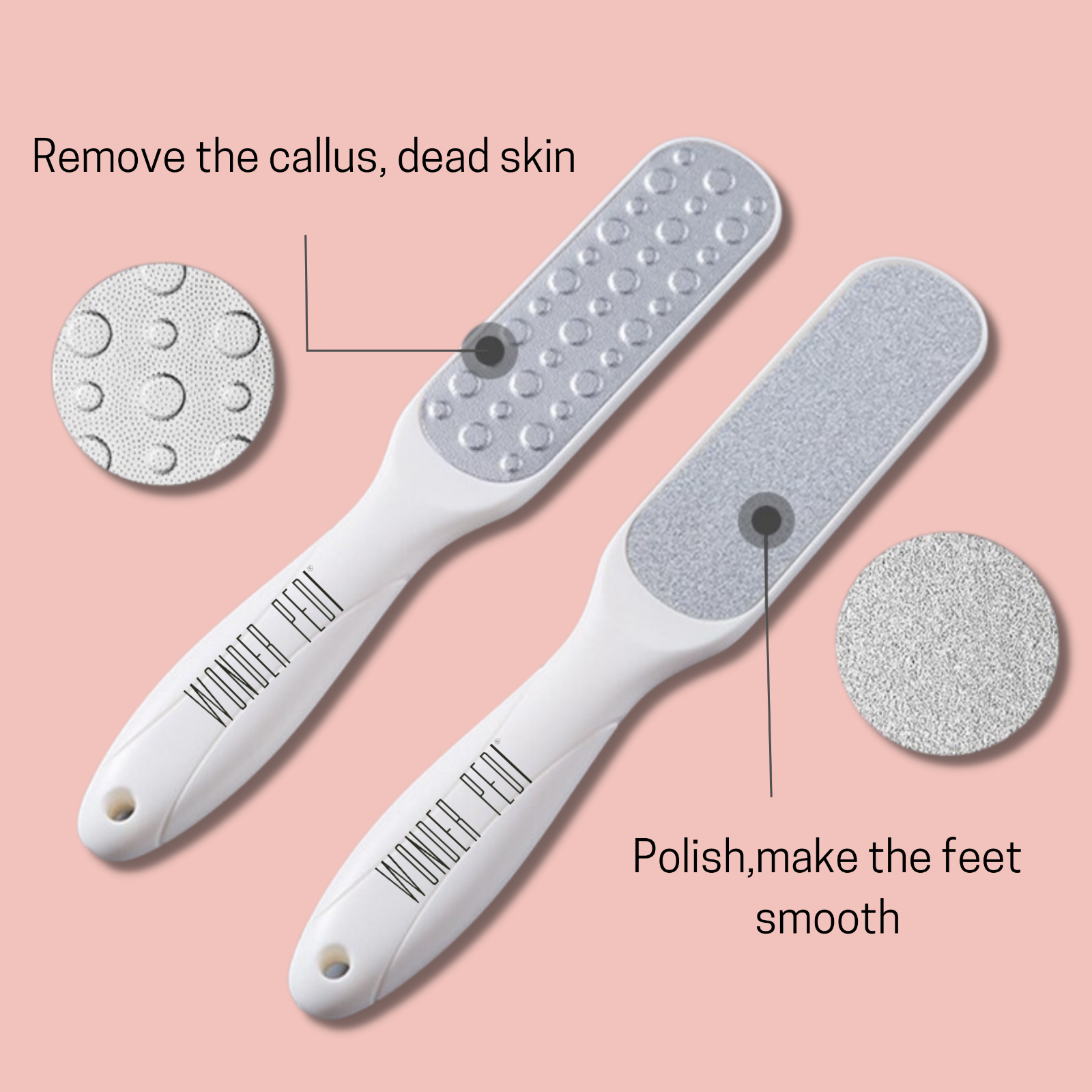 Callus Remover Quick Fix Foot File Rasp + Instant Exfoliating Softener Spray