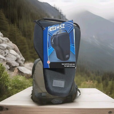USA Gear Quick Access DSLR Camera Hard Shell Case Padded Interior w/ memory slot