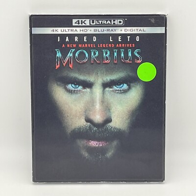 Morbius (4K Ultra HD, Blu-ray, 2022) Jared Leto, New Sealed, MOR-1