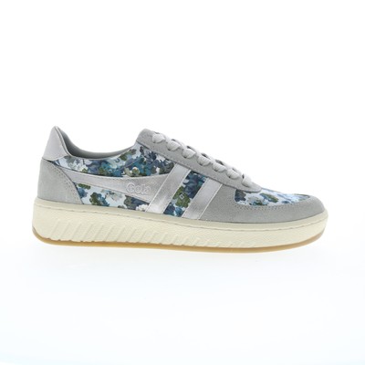 Женские кроссовки Gola Grandslam LBTY CLB348 из серой кожи в стиле лайфстайл