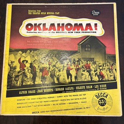 Oklahoma Broadway Soundtrack Original - Decca Records