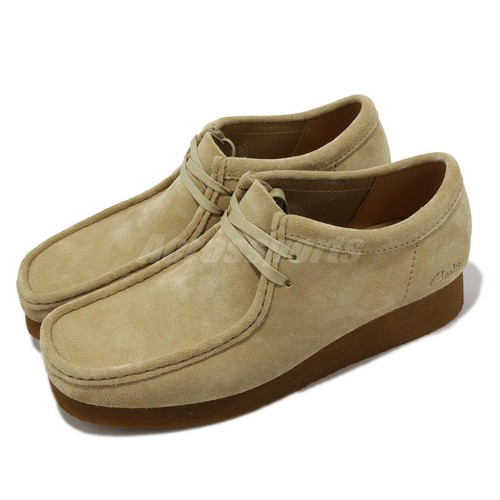 

Мужские повседневные туфли на платформе Clarks Wallabee 2 Maple Suede LifeStyle 26158275, Бежевый, Wallabee 2