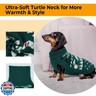 Leletail Dachshund Sweater, Turtleneck Dog Sweaters for Small Dogs, Warm Pullover Knitted Pet Coat, Cold Weather Dachshund Clothes, Fall/Winter Cozy Outfit (XS-XL)