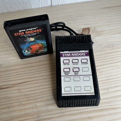 Atari 2600 Game ~ STAR RAIDERS  w/ Inlay  & The VIDEO TOUCH PAD ~ Working Great!