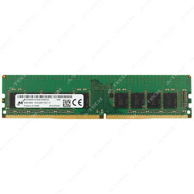 Micron 8GB DDR4-2400 PC4-19200 ECC UDIMM Server Memory RAM MTA18ASF1G72AZ-2G3B1