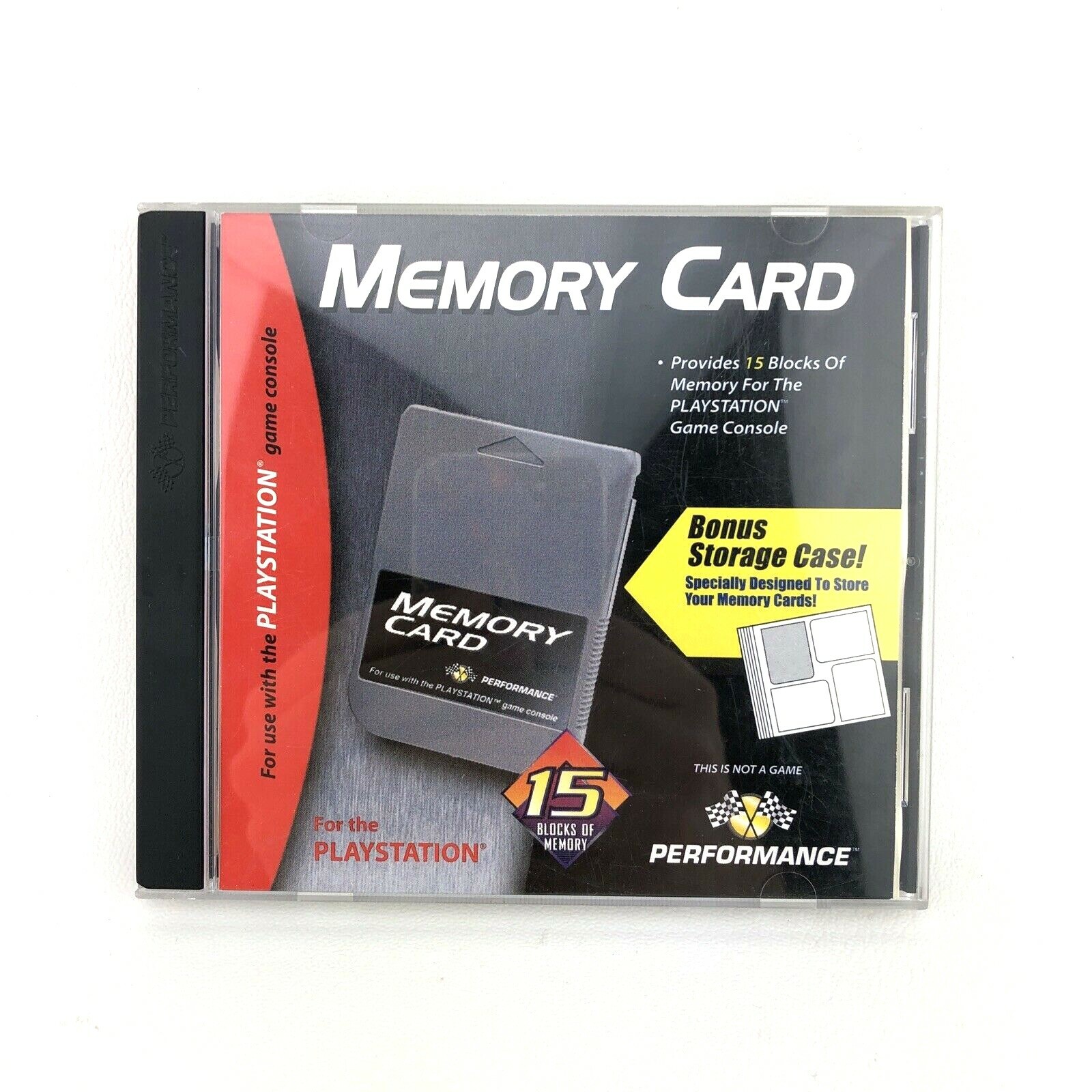 ninimiカート Sony PlayStation 1 PS1 Performance Memory Card Case Holder w