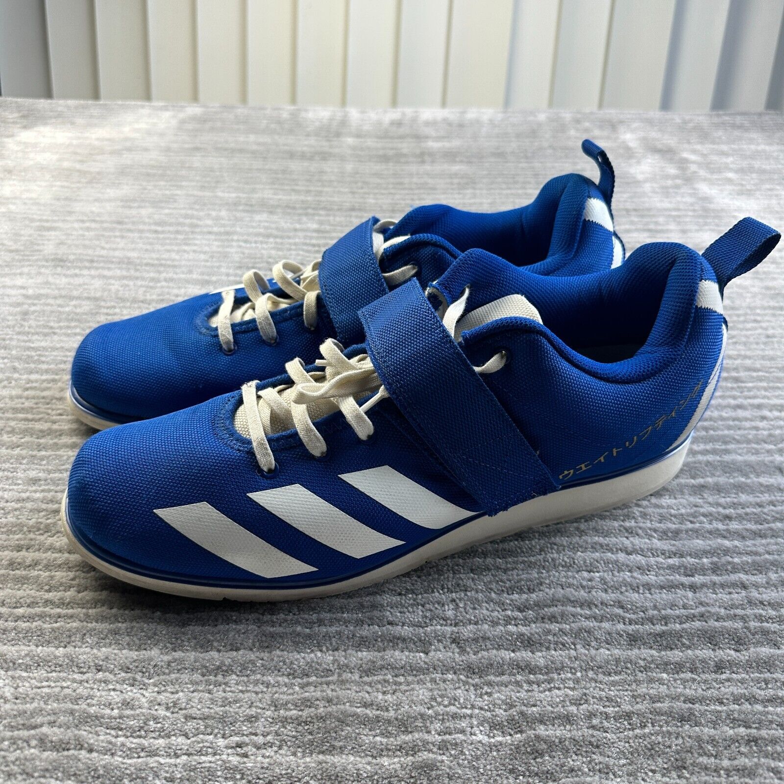 Adidas Powerlift 4 Mens 14 Blue Olympic Weightlifting Tokyo Japan Shoes Adidas Powerlift 4 Mens 14 Blue Olympic Weightlifting Tokyo Japan Shoes
