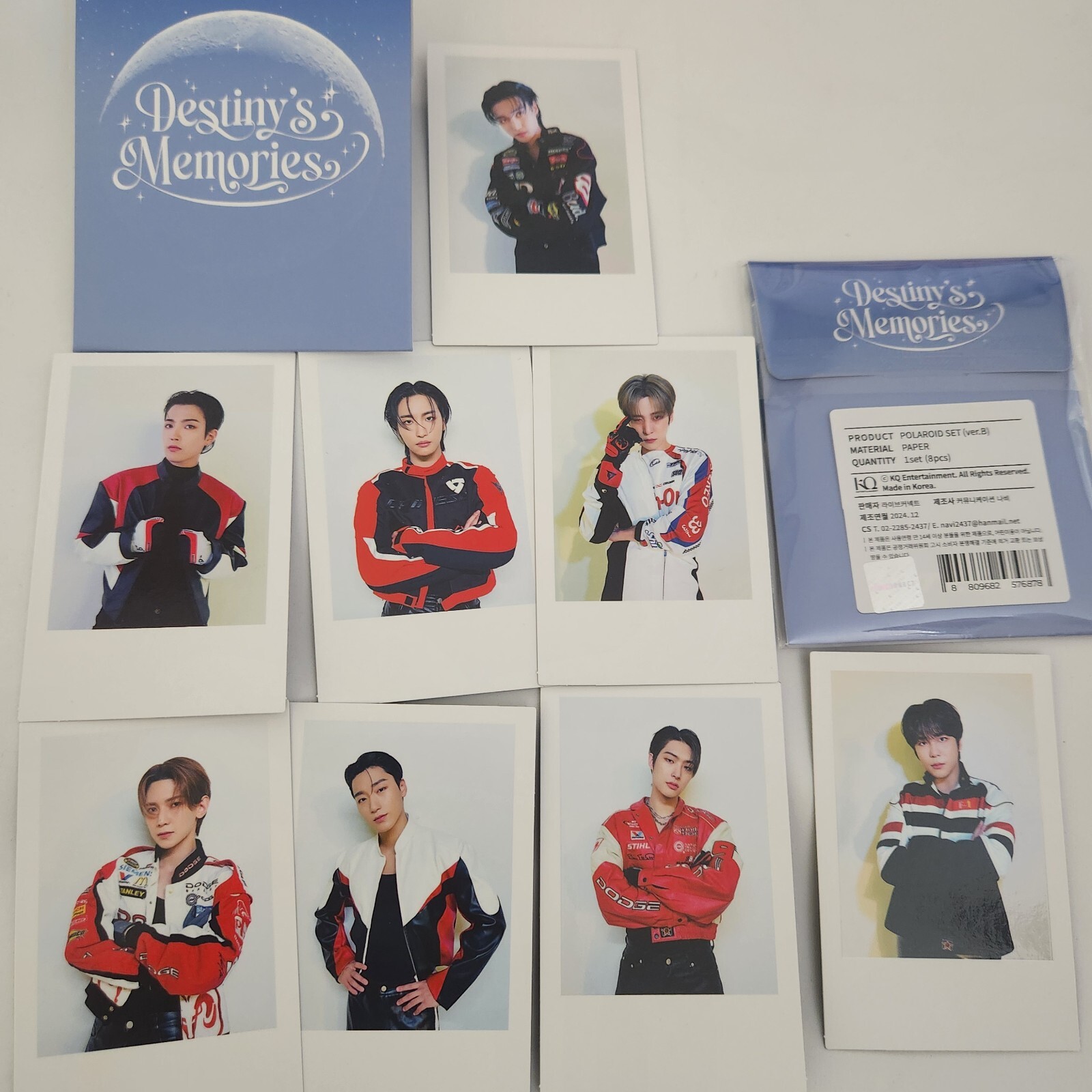 ATEEZ instant photocard set ver.B Destiny's Memories