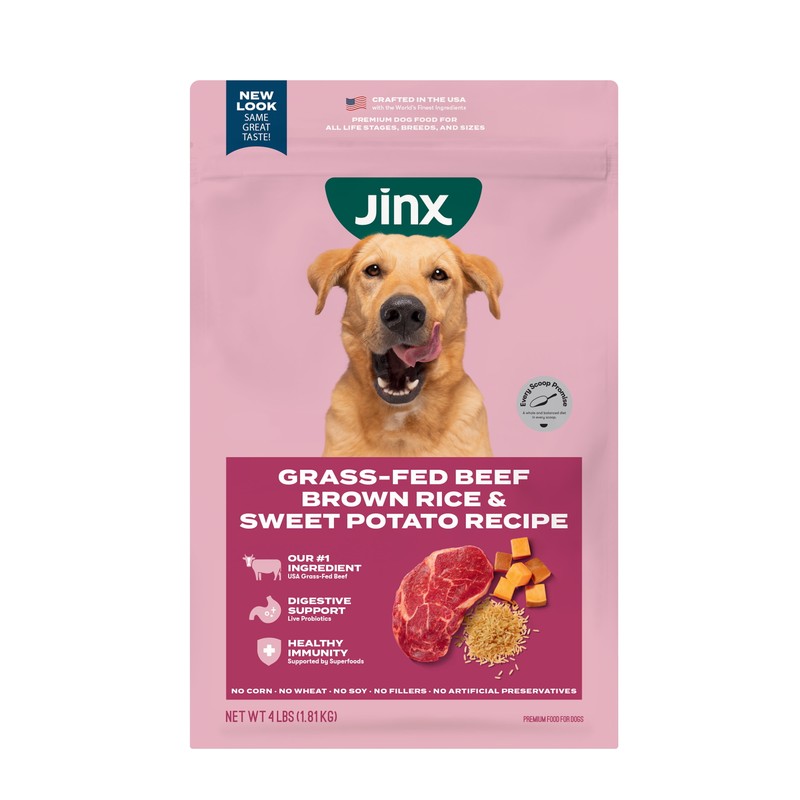 Beef, Brown Rice & Sweet Potato Dry Dog Food, 4 Lb. Bag