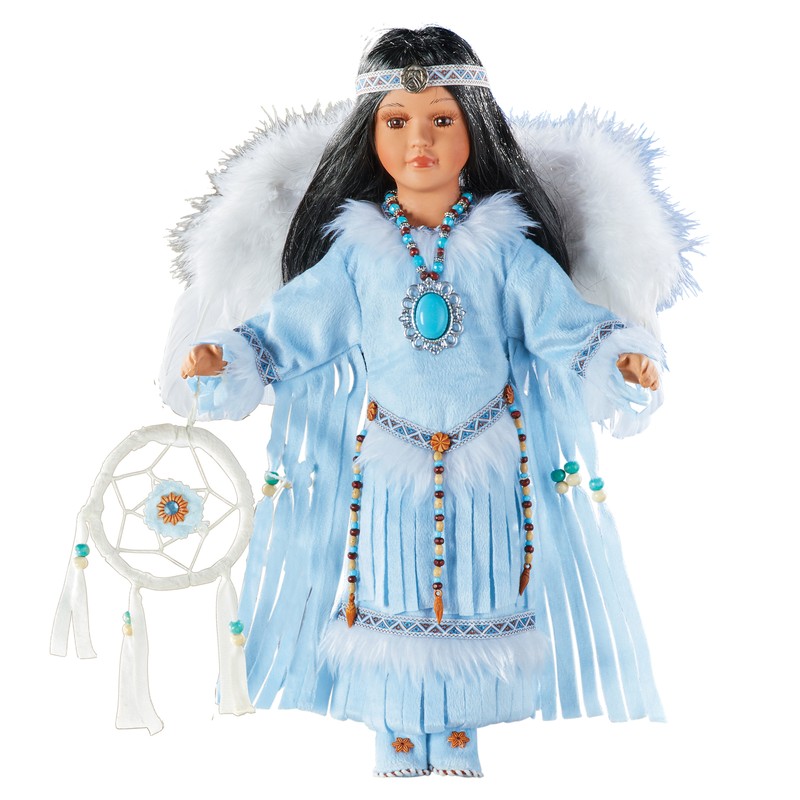 native american porcelain collectible dolls