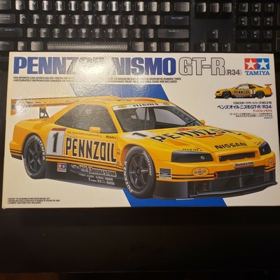 1/24 Tamiya 24216 Pennzoil Nismo Nissan GT-R Race Car Model Kit RARE
