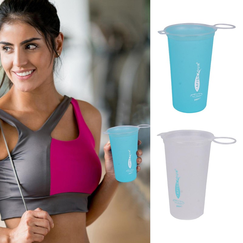 Collapsible Water Bottle Cup Foldable 200ML Portable Outdoor