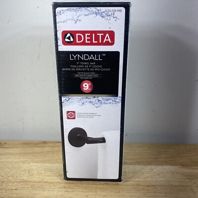 Delta Lyndall 9 in Towel Bar in Matte Black LDL09-MB