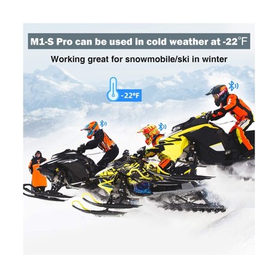 Motorcycle Bluetooth Intercom, Fodsports M1S Pro 2000m 8 Riders Group Motorbi...