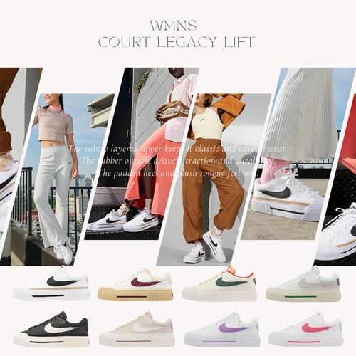 

Женская повседневная обувь на платформе Nike Wmns Court Legacy Lift, кроссовки на выбор 1, Wmns Court Legacy Lift