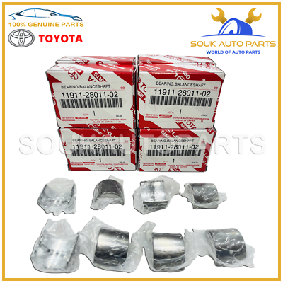 11911-28011-02 Genuine Toyota BEARING SET (8 PCS), BALANCESHAFT 