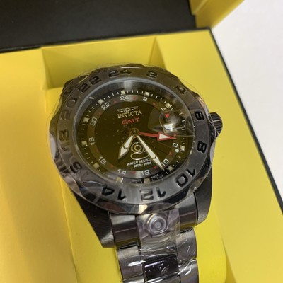 Invicta Master Of The Oceans 44 mm Men s GMT Black Quartz Watch SWISS MADE