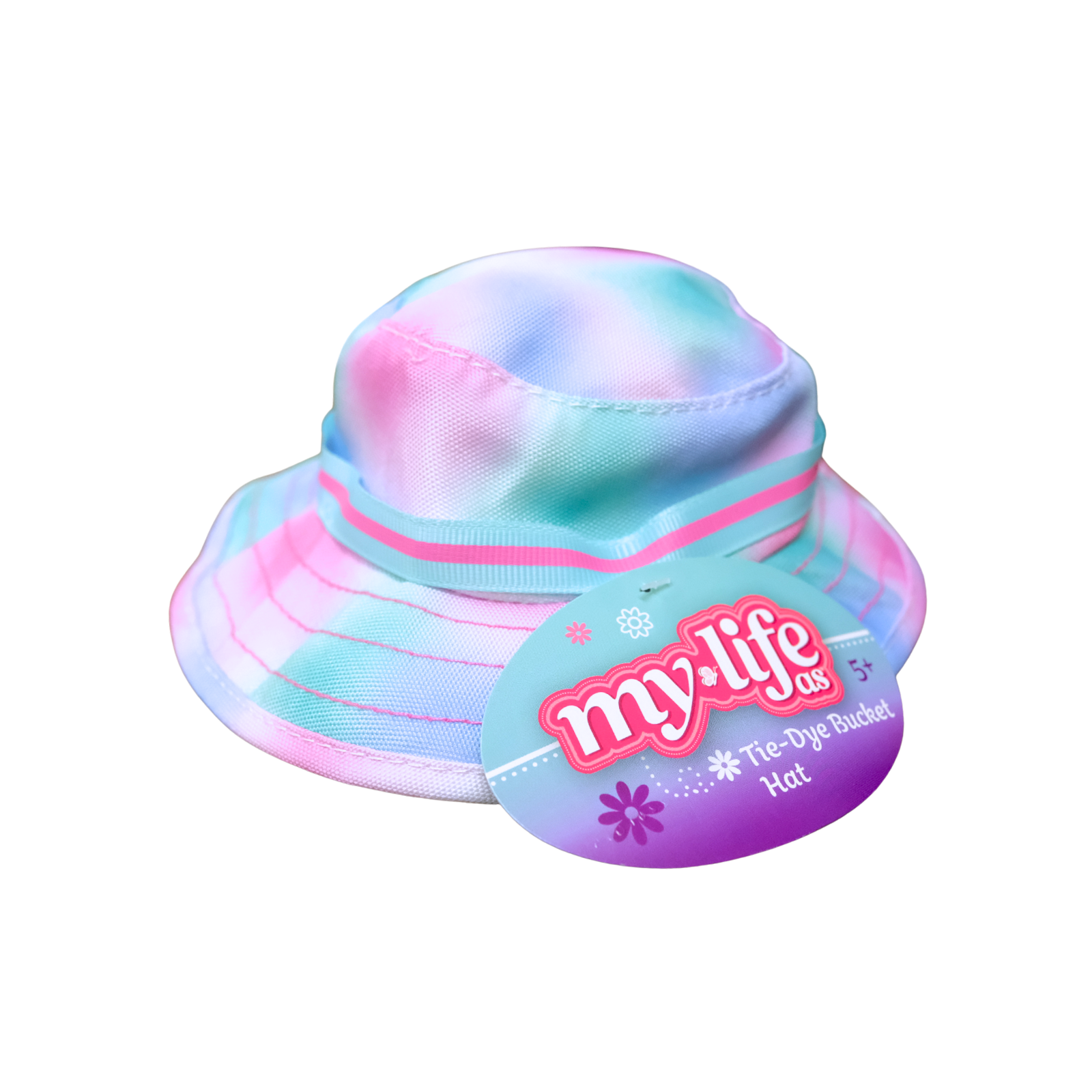 My Life As Tie-Dye Bucket Hat Doll Accessory Multicolor Pink Blue Purple