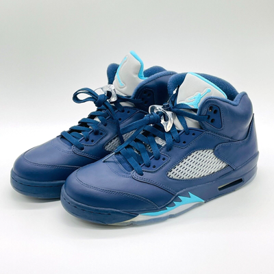 Size 9.5 - 136027-405 Nike Air Jordan 5 Retro Pre Grape Blue Navy