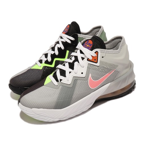 

Nike Lebron XVIII Low GS 18 Space Jam Bugs x Marvin Kids Basketball DJ3760-005, Grey, Lebron Xviii Low Gs