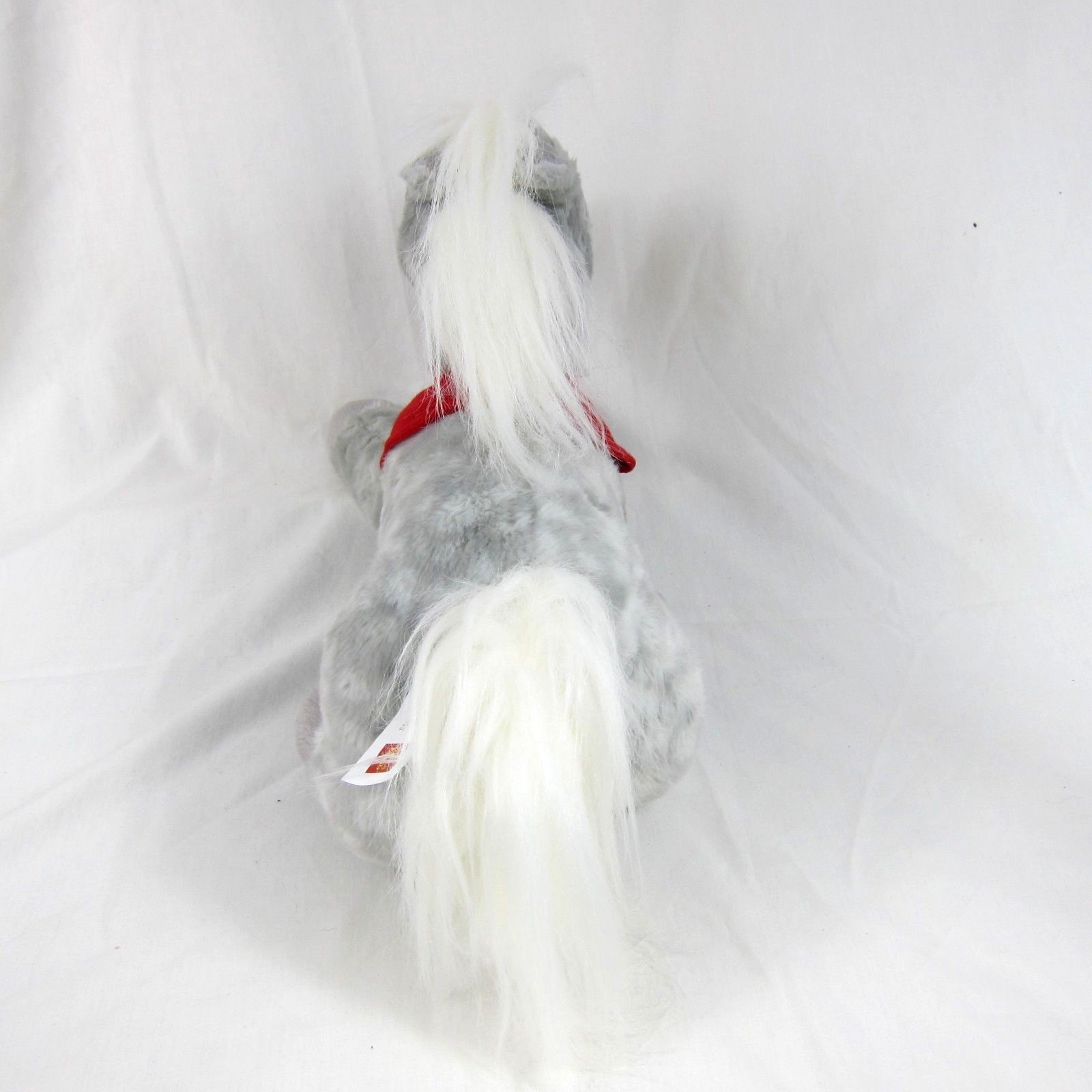 Wells Fargo Plush Legendary Pony Shamrock Stuffed Animal Soft Toy Gray 11