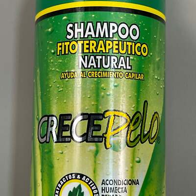 BOE COSMETICS Crece Pelo Fitoterapeutico Natural Shampoo 12.5 fl oz (New)