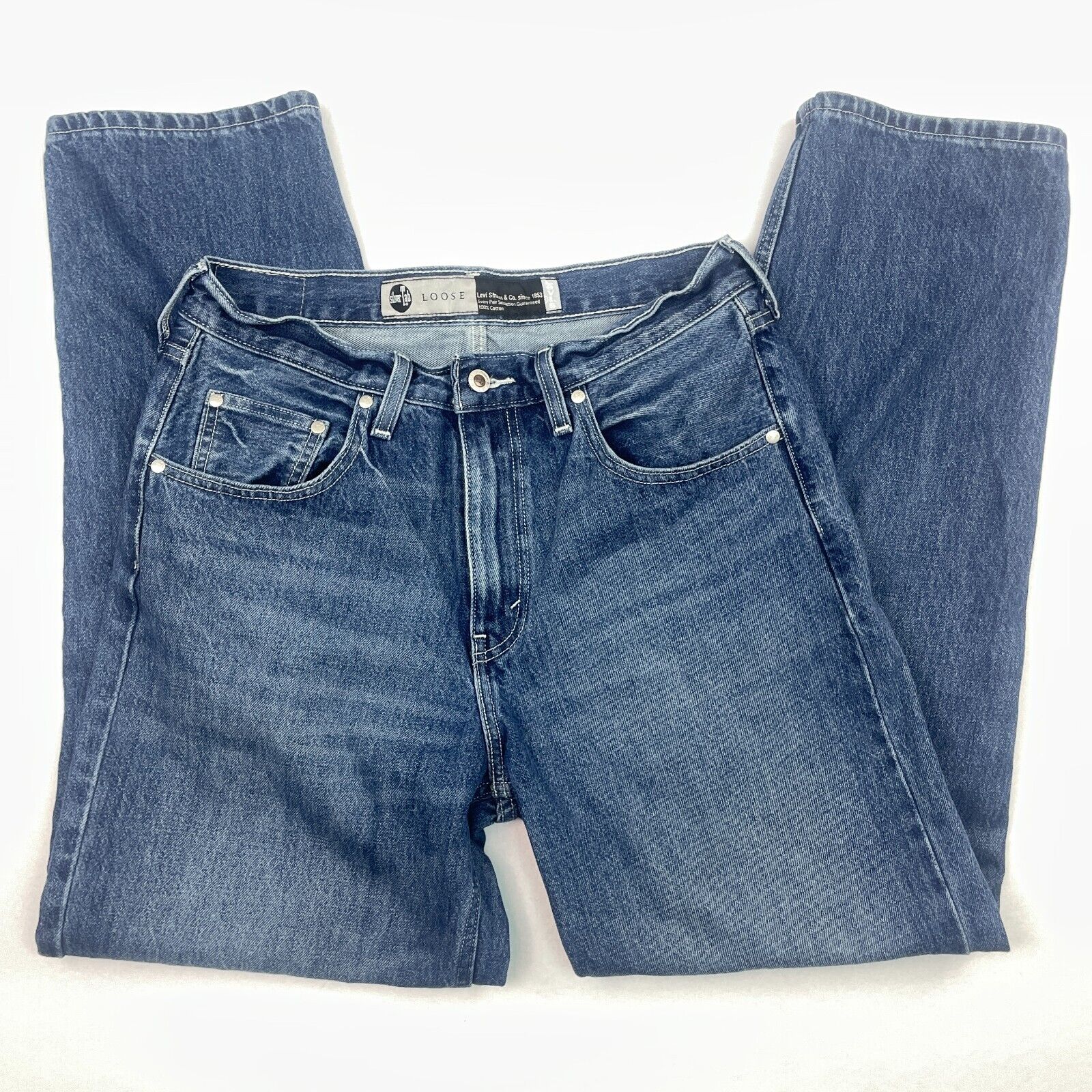 Levis SilverTab Jeans Mens 32x32 Loose Baggy Skater A3421 Levis SilverTab Jeans Mens 32x32 Loose Baggy Skater A3421