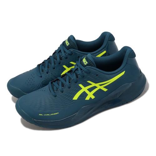 

Мужские теннисные кроссовки Asics GEL-Challenger 14 Restful Teal Safety Желтые 1041A405-400, Синий, Gel-challenger 14