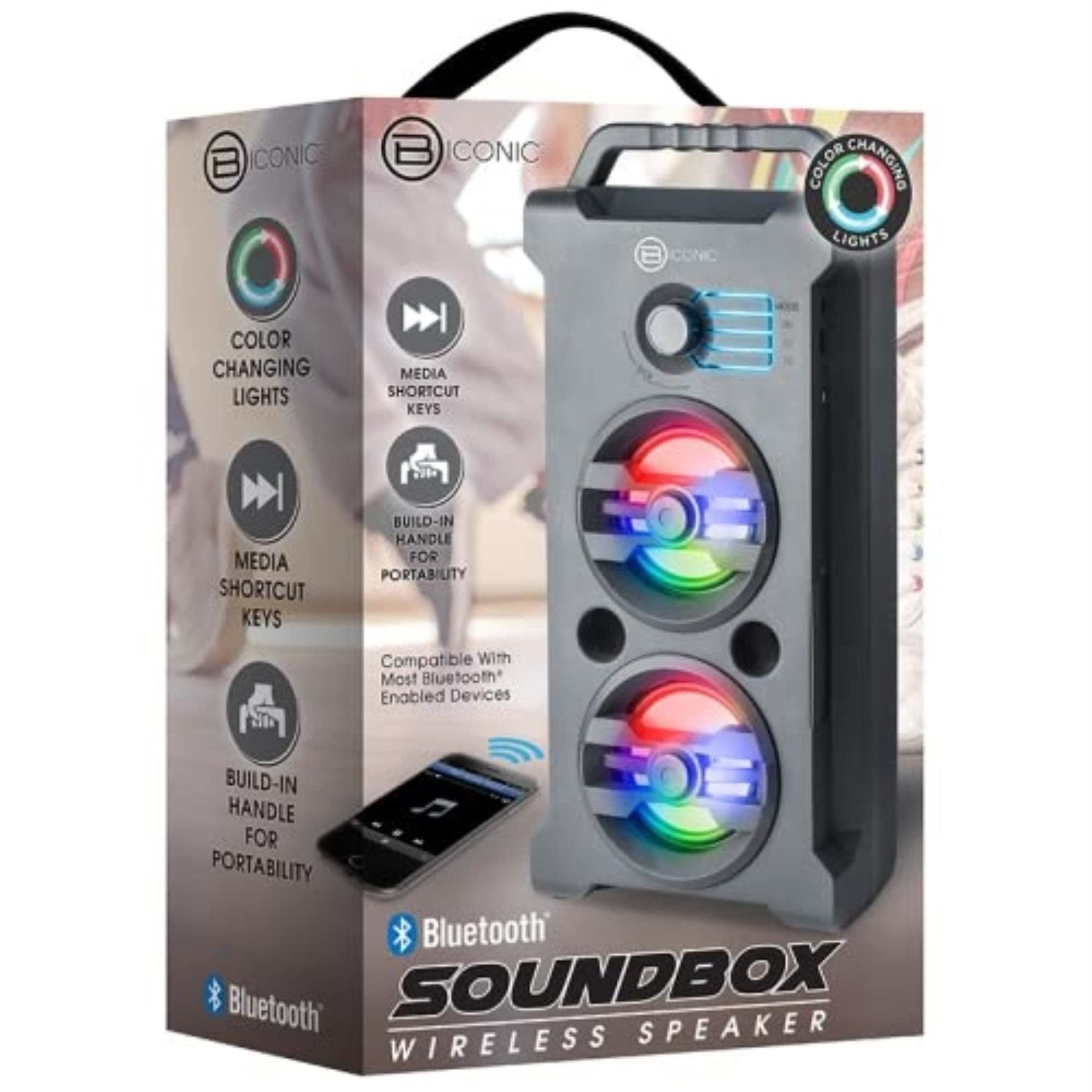 Bytech BCAUBS179BK Bluetooth Part Sound Speaker
