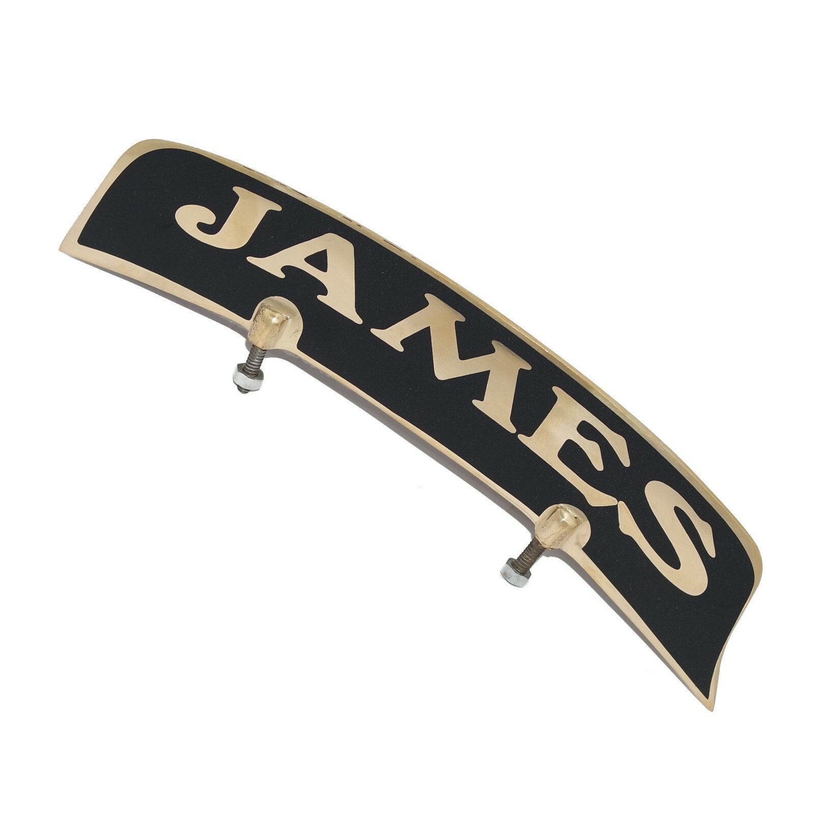 Customized Front Mudguard Number Brass Plate For James  Motorcycle