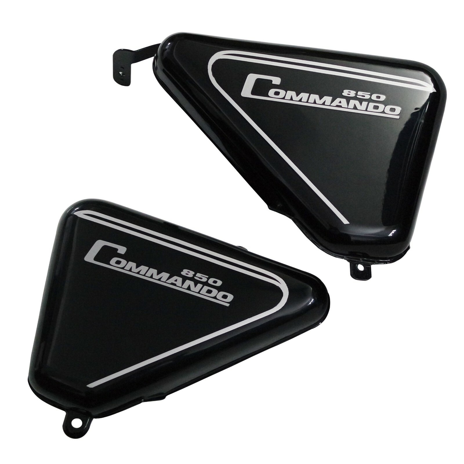 For Norton Commando Roadster 850 Side Panel Steel Black Painted 