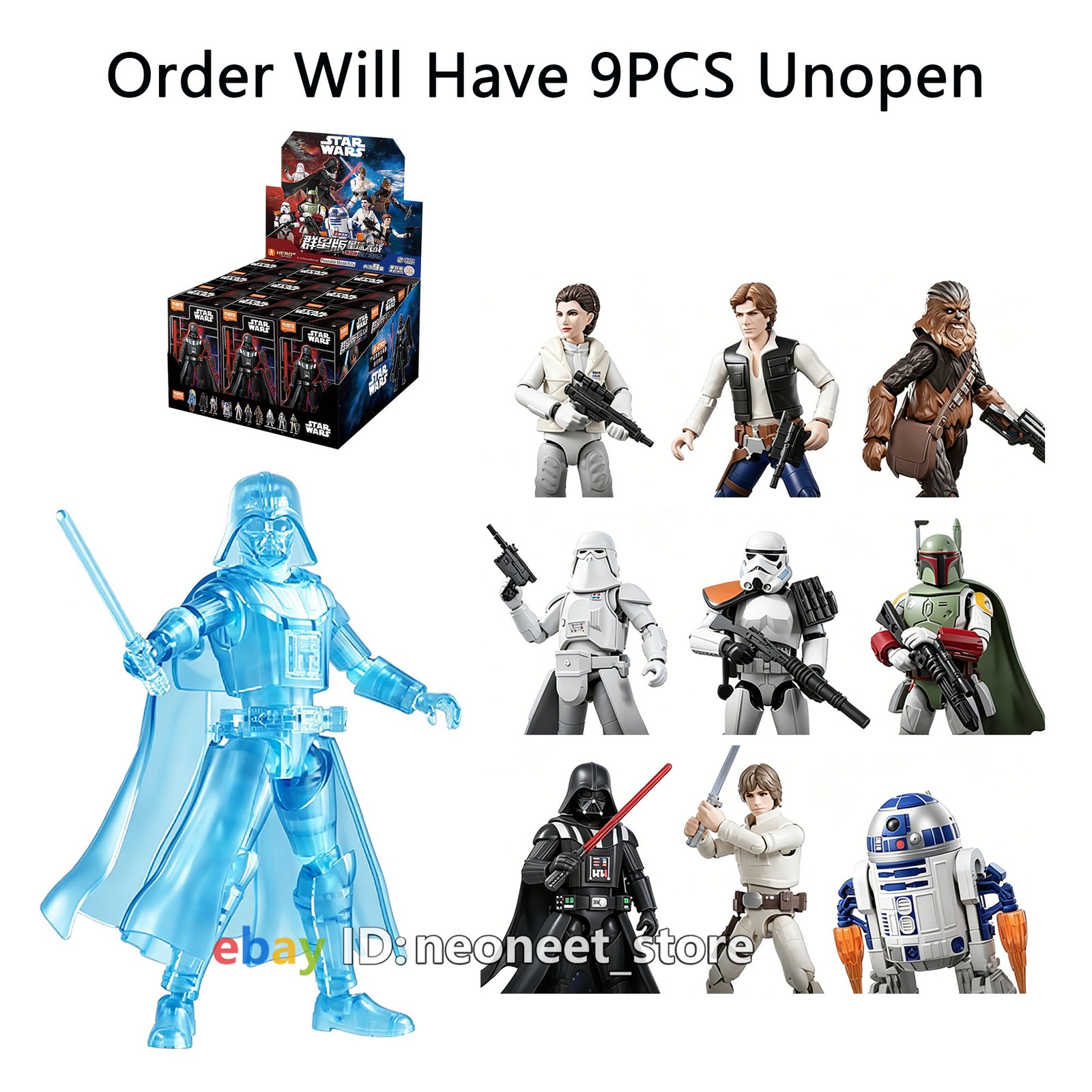 Blokees Star Wars Action Figures Blind Box GV02 Model Kit Toys