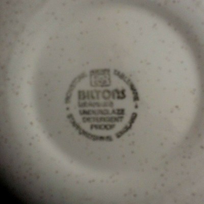 Biltons LTD England Brown Scrolls Ironstone Plates(s) 6 1/2