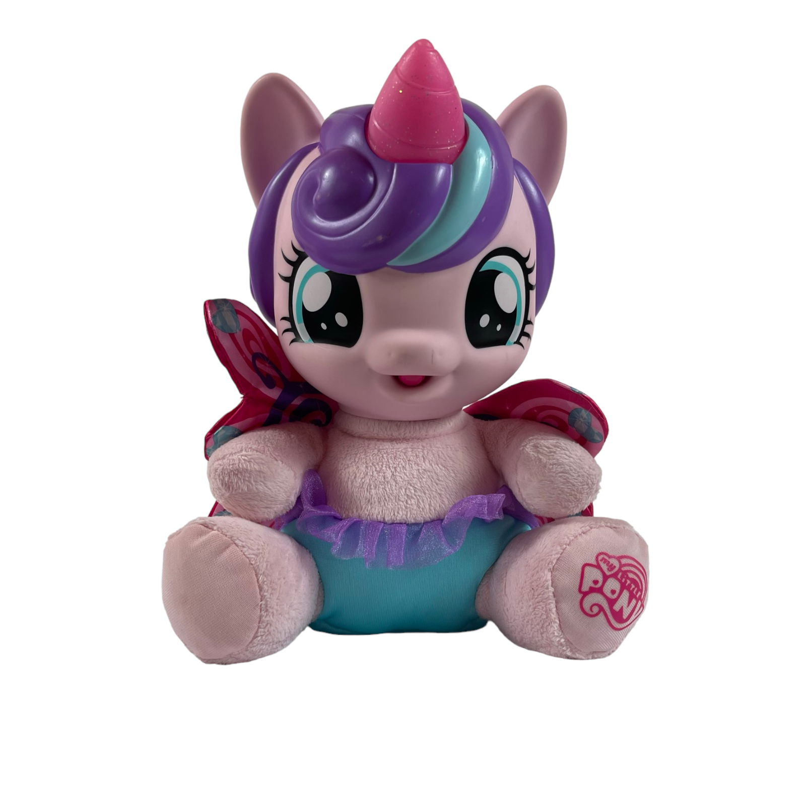 A187 My Little Pony Baby Flurry Heart FIM Talking Plush 12