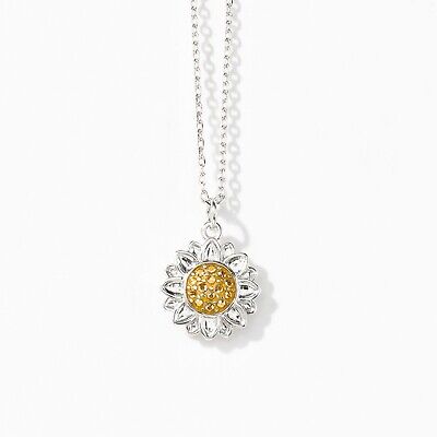 Touchstone Crytsal by Swarovski Sunflower Crystal Necklace